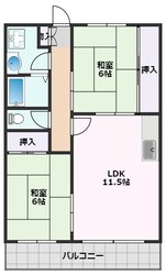 ボナール園の物件間取画像